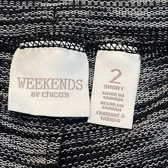 Chico's Weekends Spacedye Trim Pants Chico's Size 2, US Size 12 - Picture 7 of 11